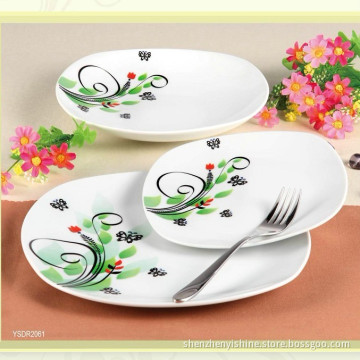 Square 18PCS Porcelain Tableware Ysdr2061